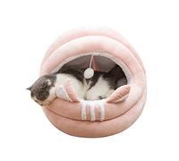 PETCUTE Niche pour chat - Lavable - Panier pour chat et chien - Lit d'hiver pour animaux de compagnie - Pour chats, chatons, chiots - Coussin confortable avec dessous antidérapant