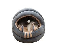Petcute Niche pour chat, lit pour chien en peluche chaude, douce, lavable, coussin de lit antidérapant
