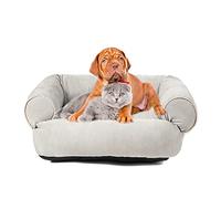 PETCUTE Nid pour Chat Confortable,Coussin Animaux de Compagnie Moyenne Taille,Lavable en Machine,Orthopédique Lit pour Animal de Compagnie,Respirant Lit pour Chien,Panier Chien avec Antidérapant Bas