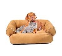PETCUTE Nid pour Chat Confortable,Coussin Animaux de Compagnie Moyenne Taille,Lavable en Machine,Orthopédique Lit pour Animal de Compagnie,Respirant Lit pour Chien,Panier Chien avec Antidérapant Bas