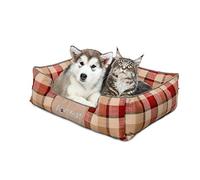 PETCUTE Panier Chien Moyenne Taille,Lit pour Chien Lavable,Panier pour Chien Orthopédique avec Tapis Chien et Dehoussable,Aantidérapant et Ultra Doux,Coussin pour Petits, Moyens et Grands Chiens