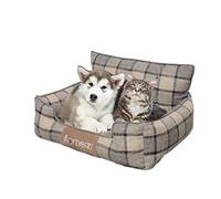 PETCUTE Panier Chien Moyenne Taille,Lit pour Chien Lavable,Panier pour Chien Orthopédique avec Tapis Chien et Dehoussable,Aantidérapant et Ultra Doux,Coussin pour Petits, Moyens et Grands Chiens