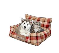 PETCUTE Panier Chien Moyenne Taille,Lit pour Chien Lavable,Panier pour Chien Orthopédique avec Tapis Chien et Dehoussable,Aantidérapant et Ultra Doux,Coussin pour Petits, Moyens et Grands Chiens
