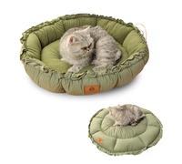 PETCUTE Panier pour Chien,2 en 1 Lit pour Chat Lavable,Donut Lit pour Chien,Doux Confortable Coussin pour Chien et Chats,Lit pour Animal de Compagnie,Coussin Chat Anti Stress