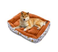 PETCUTE Panier pour Chien Confortable,Lavable Coussin pour Chien et Chats,Lavable en Machine,Lit Douillet pour Animal de Compagnie,Respirant Coussin Chien Lit pour Chien avec Antidérapant Bas