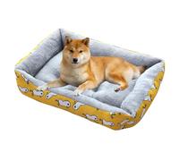 PETCUTE Panier pour Chien Confortable,Lavable Coussin pour Chien et Chats,Lavable en Machine,Lit Douillet pour Animal de Compagnie,Respirant Coussin Chien Lit pour Chien avec Antidérapant Bas