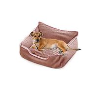 PETCUTE Panier pour Chien Durable et Confortable,Lavable Coussin pour Chien et Chats,Lavable en Machine,Respirant Lit pour Chien avec Antidérapant Bas,avec Couvercle Amovible