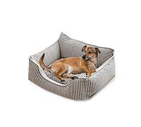 PETCUTE Panier pour Chien Durable et Confortable,Lavable Coussin pour Chien et Chats,Lavable en Machine,Respirant Lit pour Chien avec Antidérapant Bas,avec Couvercle Amovible