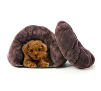PETCUTE Panier pour Chien Sac de Couchage de Chat Chat Nid Chaud Lit pour Animal de Compagnie Grotte pour Chat