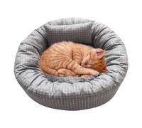 PETCUTE Panier pour Chien Orthopédique avec Oreiller,Lit Chien Moyen Taille Lavable,Antidérapant Coussin Anti-anxiété Doux Confortable Respirant pour Moyen Petit Chiens