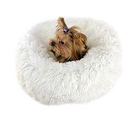 PETCUTE Paniers pour Chiens Petits Moyens Lit de Chat Peluche Rond Confortable Panier Doux Lavable pour Animal de Compagnie