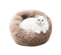PETCUTE Paniers pour Chiens Petits Moyens Lit de Chat Peluche Rond Confortable Panier Doux Lavable pour Animal de Compagnie