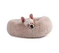 PETCUTE Paniers pour Chiens Petits Moyens Lit de Chat Peluche Rond Confortable Panier Doux Lavable pour Animal de Compagnie