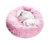 PETCUTE Paniers pour Chiens Petits Moyens Lit de Chat Peluche Rond Confortable Panier Doux Lavable pour Animal de Compagnie