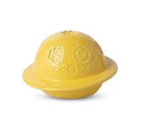 PETCUTE Petite Urne Funéraire pour Chien, Mini Urne pour Cendres Souvenir,Forme de la Planète, Urnes d'animaux pour Chiens ou Chats, pour La Conservation des Cendres en Toute Sécurité(Jaune)