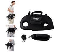 PETCUTE Sac à Bandoulière Mains Libres pour Chien,Sac de Transport pour Chiens avec Poche,Respirant Harnais de Levage pour Chien avec Bandoulière,Réglable Sac à Dos de Transport pour Chat et Chiots