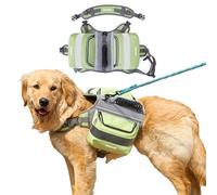 PETCUTE Sac à Dos de Randonnée pour Chien,Réfléchissant Sac à Dos pour Chiens avec Confortable Poignée, Sacoche de Selle pour Chien avec Poches Latérales pour Petits, Moyens et Grands Chiens