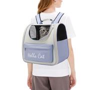 PETCUTE Sac à Dos de Transport pour Chien Chat,Airline Approuvé Sac à Dos pour Chat avec Matelas Amovible,Respirant Sac De Transport pour Chien avec Sangle de Sécurité Interne,Jusqu'à 8KG