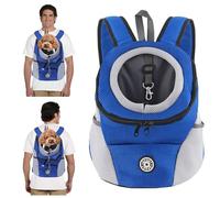 PETCUTE Sac à Dos de Transport pour Chiens,Respirant,Réglable Sac à Dos pour Chien et Chat avec Fond étanche,Bandoulière Rembourrée,Sacs de Transport pour Animaux de Voyage,Crochet de Sécurité