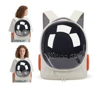 PETCUTE Sac à Dos pour Chat, Sac à Dos de Transport pour Animaux avec Tapis Amovible,Sangle de Sécurité Interne,Respirant & Ventilé,Sacs de Transport pour Chaton et Lapin