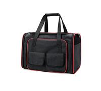 PETCUTE Sac de Transport Chat Chien,Extensible Sac de Transport pour Animal Domestique,Airline Approuvé Caisse de Transport Chat avec Matelas en Peluche Amovible,pour Voyage en Avion/Train/Voiture