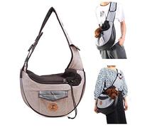 PETCUTE Sac de Transport Chien Petite Taille Sac à bandoulière pour Chien Chats Bandoulière Réglable