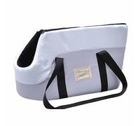 PETCUTE Sac de Transport de Voyage pour Chiens,Pliable Sac à Bandoulière pour Animal Domestique avec Coussin Amovible,Sac de Transport Respirante pour Petits Chiens et Chats,Crochet de Sécurité