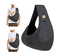 PETCUTE Sac de Transport pour Chien et Chat,Respirant Sac Transport Chien avec Ceinture de Sécurité,Pochette,Mains Libres Sac Bandoulière pour Chien pour Petit Moyen Animaux Jusqu’à 6kg,pour Voyages