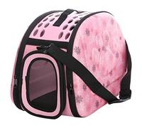 PETCUTE Sacs de Transport pour Chiens Transporteur de Voyage pour Chiens Petit Chat Petit Pliable à Main avec bandoulière pour Animal de Compagnie