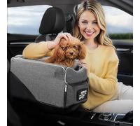 PETCUTE Siège D'auto Pour Chien,Siège Auto Chien de la Console,Lavable Siège Dauto De Sécurité De Voyage pour Animaux De Compagnie,Coton PP Super Doux,Siège D'appoint Pour Chien Pliable Pour Le Voyage