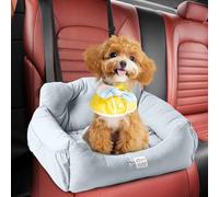 PETCUTE Sièges Auto pour Chiens,Siège de Voiture pour Chien avec Sac de Rangement et Harnais Voiture pour Chiens,Amovible et Lavable Lit pour Animal de Compagnie Antidérapant Portable,pour Voyager