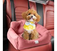PETCUTE Sièges Auto pour Chiens,Siège de Voiture pour Chien avec Sac de Rangement et Harnais Voiture pour Chiens,Amovible et Lavable Lit pour Animal de Compagnie Antidérapant Portable,pour Voyager
