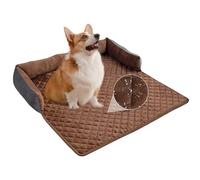 PETCUTE Tapis de Canapé en Peluche Douce pour Chien, Lit pour Chiens Orthopédique,Coussin Chien Chat,Coussin pour Chiens Lavable,Couverture pour Animaux de Compagnie avec Fond Antidérapant,75 * 75cm