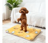 PETCUTE Tapis de Lit pour Chien,Lavable Coussin Chien, Réversible Tapis pour Animaux de Compagnie,Antidérapant,Doux et Chaud,Couverture pour Animaux,pour Toutes Les Saisons,S