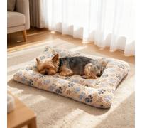 PETCUTE Tapis de Lit pour Chien,Lavable Coussin Chien, Réversible Tapis pour Animaux de Compagnie,Antidérapant,Doux et Chaud,Couverture pour Animaux,pour Toutes Les Saisons,S