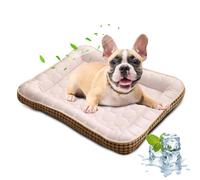 PETCUTE Tapis de Refroidissement pour Chiens,Lavable Panier Rafraichissant Matelas Chien,Antidérapant Tapis de Refroidissement d'été pour Animal Domestique,Matelas en Soie Glacée pour Chiens, Chats