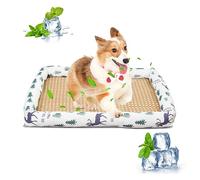 PETCUTE Tapis Rafraîchissant pour Chien,Coussin Refroidissement pour Animaux, Lit Rafraîchissant Non Toxique pour Chiens et Chats avec Fond Antidérapant,Étanche et Facile à Nettoyer,XL