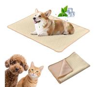 PETCUTE Tapis Refroidissant pour Chien,Tapis Fraicheur Chien, Auto-refroidissant,Non Toxique Matelas Refroidissement pour Animaux De Compagnie,Lavable,Utilisable à l'Intérieur Et à l'Extérieur,XL