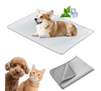 PETCUTE Tapis Refroidissant pour Chien,Tapis Fraicheur Chien, Auto-refroidissant,Non Toxique Matelas Refroidissement pour Animaux De Compagnie,Lavable,Utilisable à l'Intérieur Et à l'Extérieur,2XL