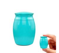 PETCUTE Urnes Commémoratives pour Animaux de Compagnie,Urne Funéraire pour Cendres de Chien,Mini Urne en Aluminium pour Cendres de Chien ou de Chat,Cadeau Commémoratif pour Animaux