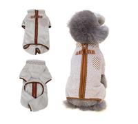 PETCUTE Veste en Polaire pour Petits Chiens,Manteau d'hiver Doux et Pelucheux pour Chiens avec Anneau en D,Quatre Jambes Vêtement pour Petit Moyen Chien pour Chihuahua Yorkshire