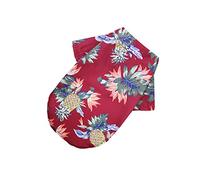 PETCUTE Vêtements pour Animaux de Compagnie, Style Hawaïen, Chemise Florale pour Chien, T-Shirt Imprimé, élégant, Respirant, T-Shirt d'été pour Chiens et Chats de Petite et Moyenne Taille