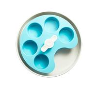 PetDreamHouse Spin Gamelle Interactive pour Chien avec Puzzle Amusant pour éviter Les ballonnements et contrôler la consommation Rapide - Taille Unique - Palette Bleue