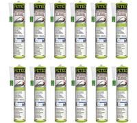 Petec 310ml Colle Cartouche Inclus Réglable Buse Glas Voiture Bateau