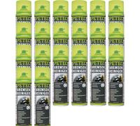Petec 20x Nettoyant pour Freins Nettoyeur Dégraissant 360° Vanne Spray 500ml
