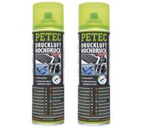 Petec 2x Pression D'Air Haute-Pression Spray 400ml