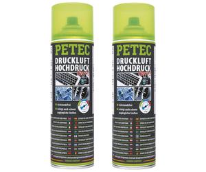 Petec 2x Aérosol Haute Pression Air Comprimé 400ml