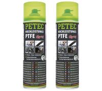 Petec 2x Spray PTFE Transparent 500ml, Autochimie