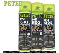 Petec 3X 500ML Antirouille - Choc Froid Pour Bateau Vis En Fer Acier Entretien