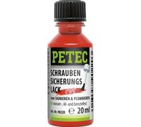 Petec Laque Fixateur Filetage Rouge 20ml